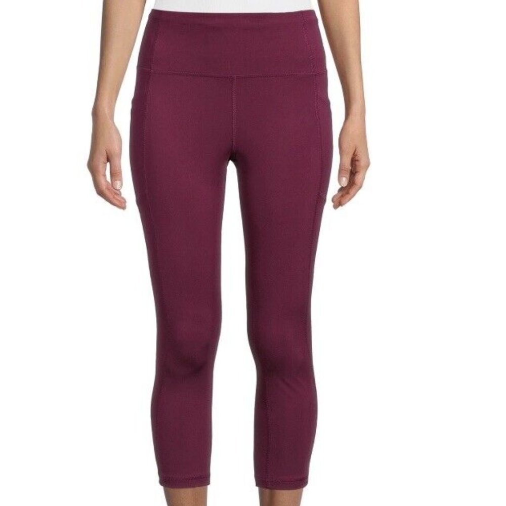 Avia Women's Active Performance Print Capri High Waist w Side Pockets (XS-2XL)